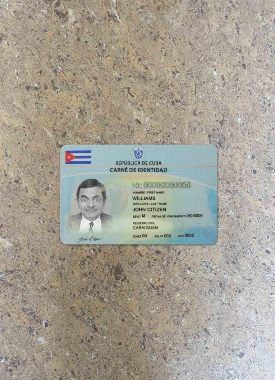 Downloadable Cuba ID photolook sample